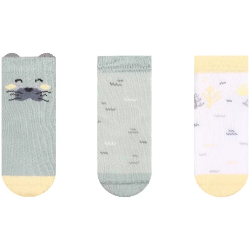 Носочки KikkaBoo с 3D ушками Seally Me, 3 шт. (0-6М) купить в Кишиневе