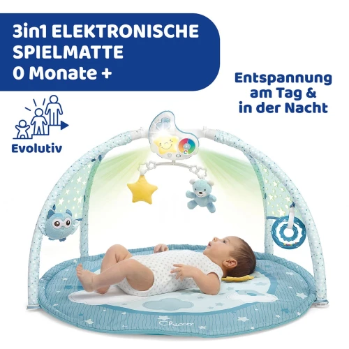 Детский коврик Chicco 3 в 1 Enjoy Colors Blue, 85x50x83 см купить в Кишиневе