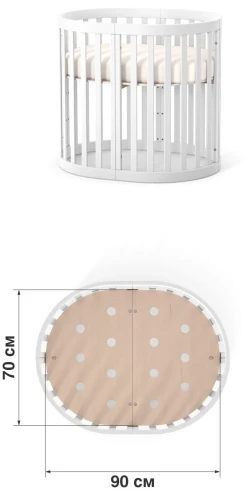 Детская кроватка Veres LD14 Roma Капучино купить в Кишиневе