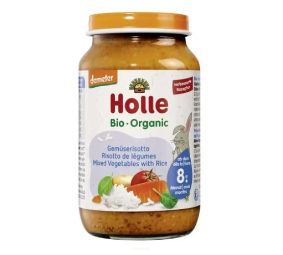 Пюре Holle из рисa с овощами (8 мес+), 220 г купить в Кишиневе