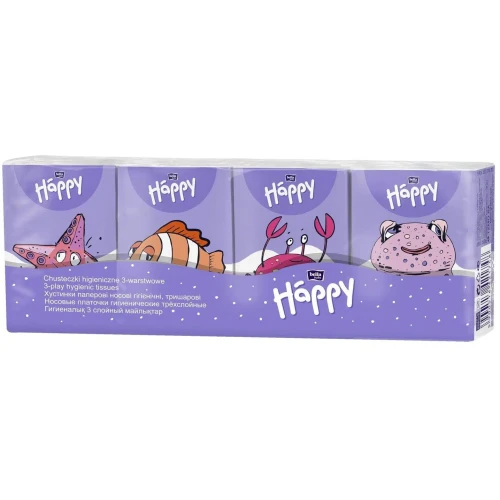 Сухие салфетки Bella Baby Happy Mini (3 слоя), 8 шт. купить в Кишиневе
