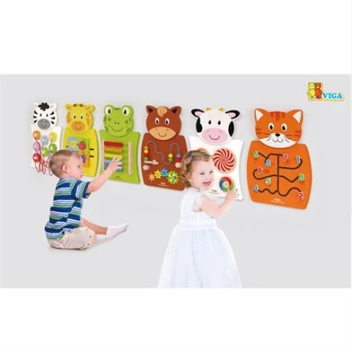 Бизиборд Viga Котик с цифрам купить в Кишиневе