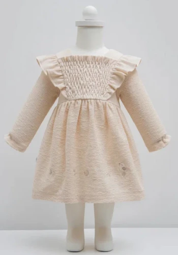 Платье с длинным рукавом Caramell Happy Spring Beige (1-3М) купить в Кишиневе