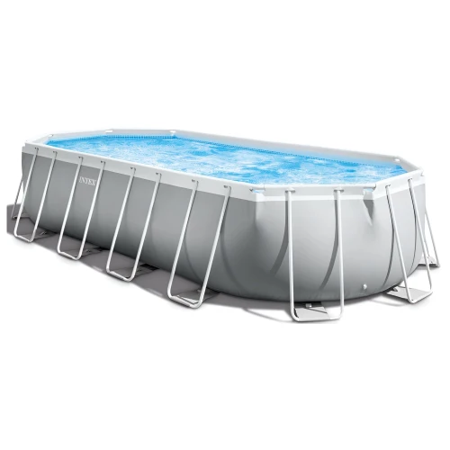 Bazin pentru copii Intex Prism Frame Oval + pompă de filtrare 5678 l/h, 18202 litri cumpăra în Chișinau