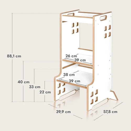 Стульчик для кормления Lionelo Cass White купить в Кишиневе