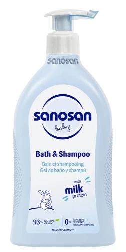 Gel de duș și șampon 2 în 1 Sanosan Hair & Body Wash, 500 ml cumpăra în Chișinau