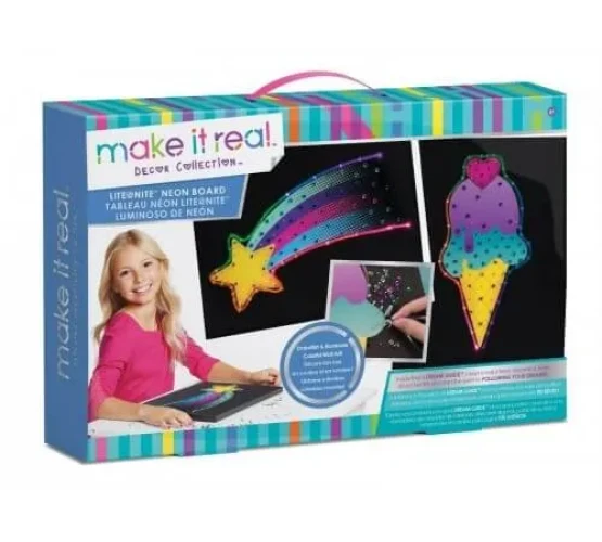 Set de creativitate Make it Real "Neon board" cumpăra în Chișinau