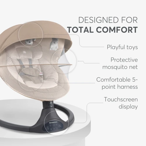 Качалка Kikkaboo Codie Beige 2025 купить в Кишиневе