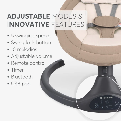 Качалка Kikkaboo Codie Beige 2025 купить в Кишиневе