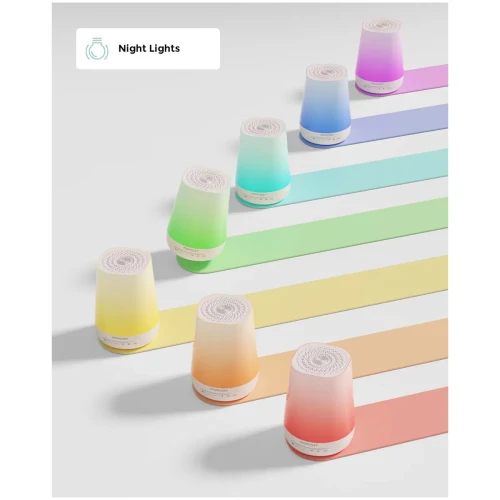 Ночник с успокаивающими звуками Momcozy Smart White купить в Кишиневе