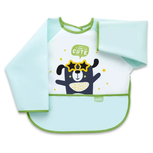 Полиэстеровый слюнявчик BabyJem Poly Bib Green купить в Кишиневе