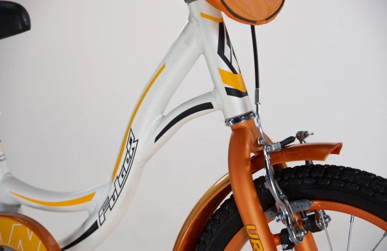 Bicicleta Fulger Urban alb/galben, roți 16 cumpăra în Chișinau