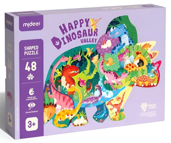 Пазл Mideer Happy Dinosaur Valley, 48 элементов купить в Кишиневе