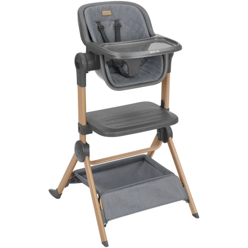Стульчик для кормления 2 в 1 KikkaBoo Sleat Me Grey купить в Кишиневе