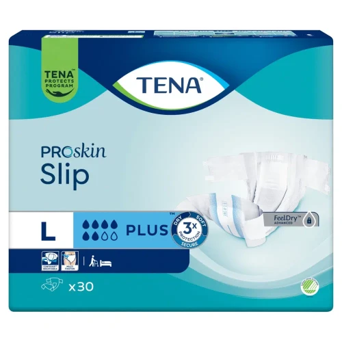 Scutece pentru adulti Tena ProSkin Slip Plus, marimea L, 30 buc. cumpăra în Chișinau
