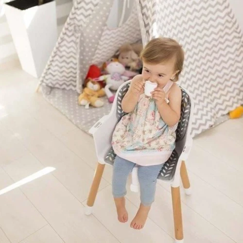 Стул для кормления 2 в 1 Lionelo Koen Grey Stone купить в Кишиневе