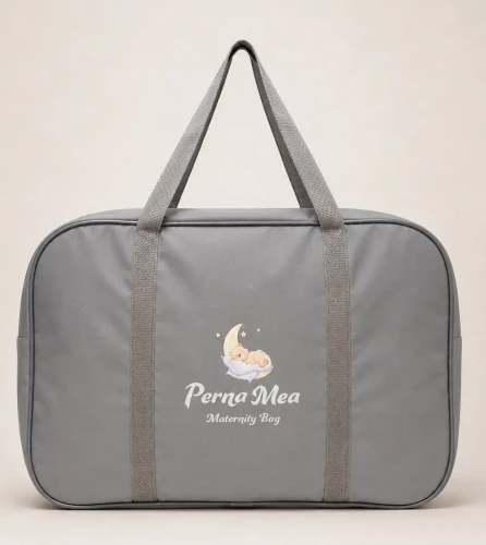 Сумка в роддом PernaMea Maternity Bag Grey, 50x35x20 см купить в Кишиневе
