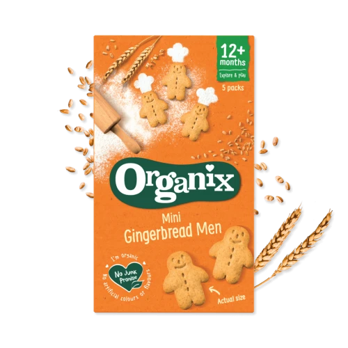 Biscuiți Organix Gingerbread Men Biscuits (12 luni+), 5х20 g cumpăra în Chișinau