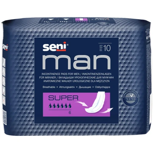 Прокладки Seni Man Super, 10 шт. купить в Кишиневе