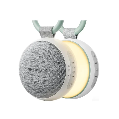 Ночник с успокаивающими звуками Momcozy Sound Night Light Grey & White купить в Кишиневе