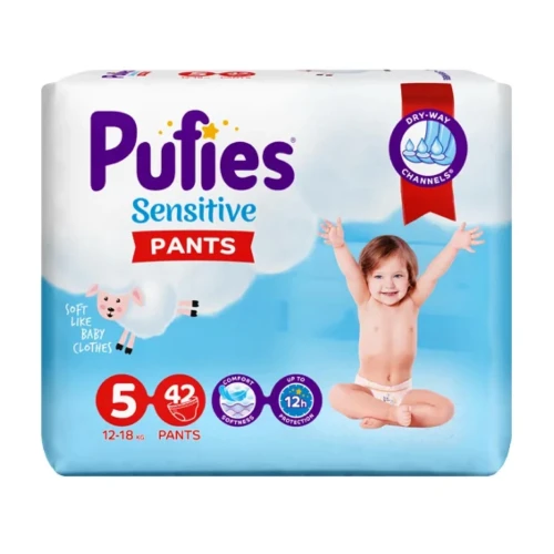 Подгузники-трусики Pufies Sensitive 4 (12-18 кг), 42 шт. купить в Кишиневе