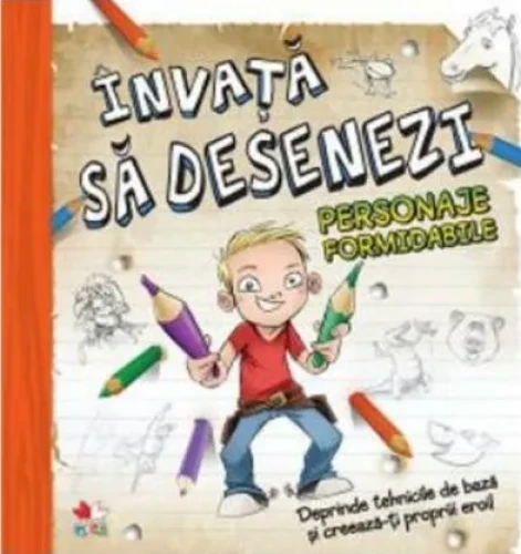 Раскраска Научись рисовать удивительных персонажей купить в Кишиневе