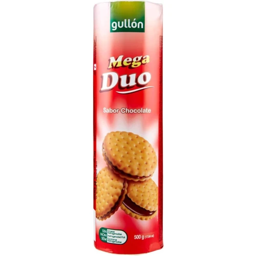 Biscuiti Gullon Mega Duo cu ciocolata (12 luni+), 500 gr cumpăra în Chișinau