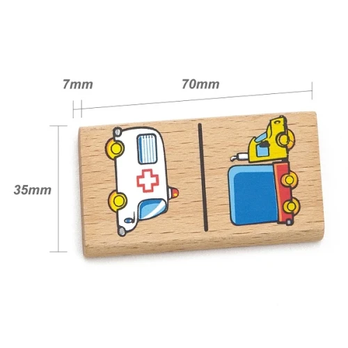 Joc de masă Viga Dominoes Cars cumpăra în Chișinau