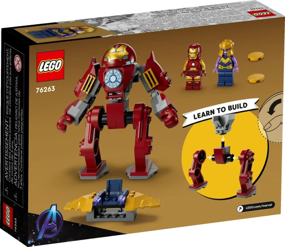 Set construcție LEGO Marvel Iron Man Hulkbuster vs Thanos, 66 elemente cumpăra în Chișinau