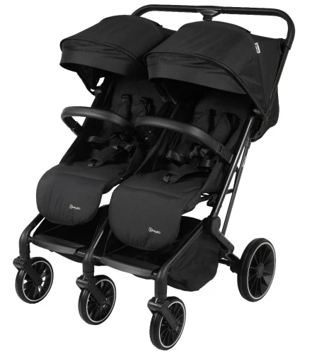 Carucior de plimbare pentru gemeni BabyGo GoTwice Black cumpăra în Chișinau