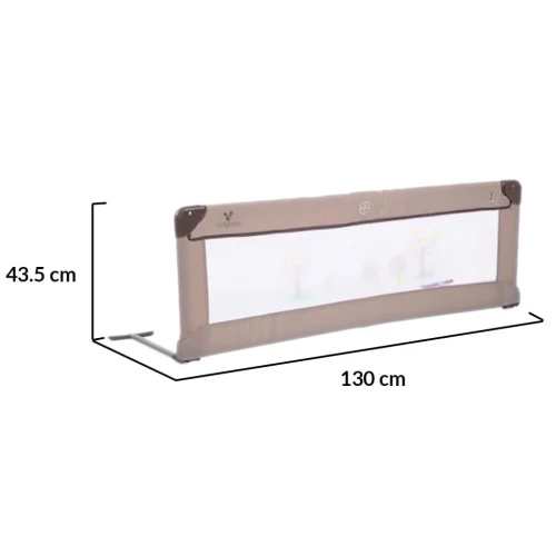 Bariera de protectie pentru pat Moni Beige, 130 cm cumpăra în Chișinau