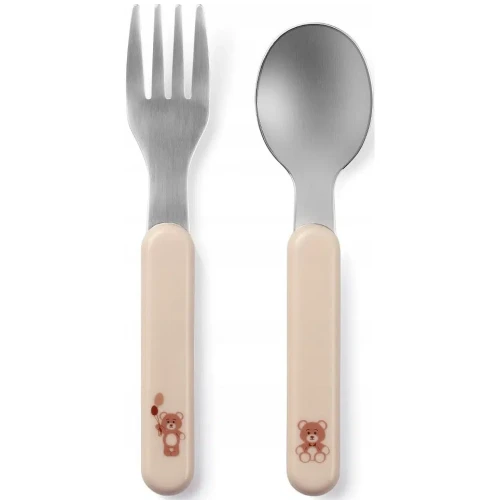 Set lingurita si furculita BabyOno Bej cumpăra în Chișinau