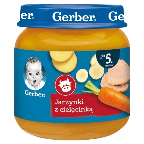 Piure Gerber legume cu carne de vită (5 luni+), 125 g cumpăra în Chișinau