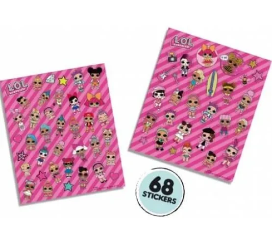 Set de autocolante serie Ses Creative L.O.L Surprise, 68 buc. cumpăra în Chișinau