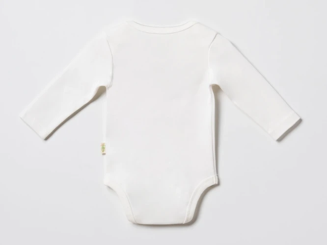 Body cu mânecă lungă BabyCosy Ivory & Orange, 2 buc. (1-3L) cumpăra în Chișinau