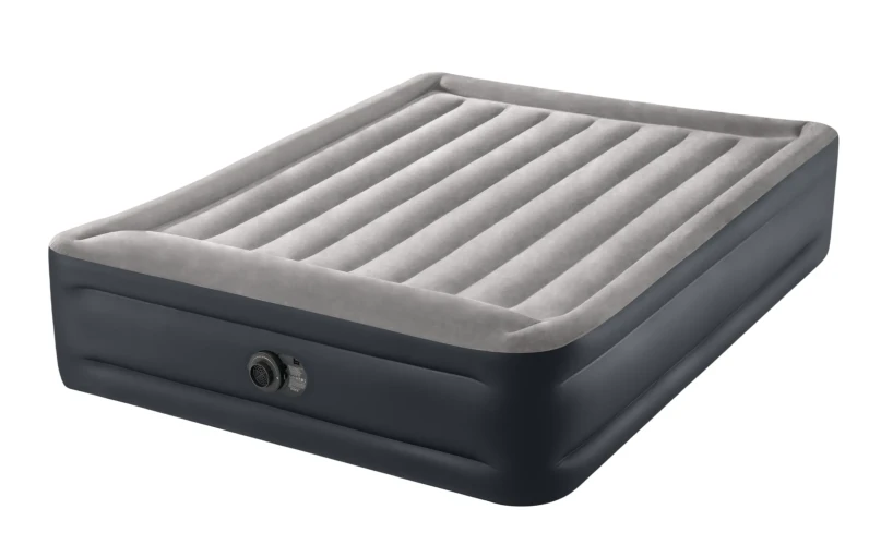 Надувной матрас Intex Velur Queen Deluxe Pillow Rest с изголовьем и встроенным электрическим насосом 220 В купить в Кишиневе