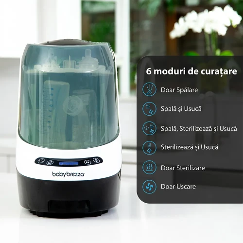 Стерилизатор и сушилка для бутылочек Baby Brezza Bottle Washer Pro White купить в Кишиневе