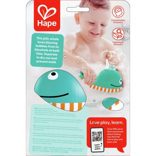 Игрушки для ванны Hape Bubble Blowing Whale, 1 шт. купить в Кишиневе