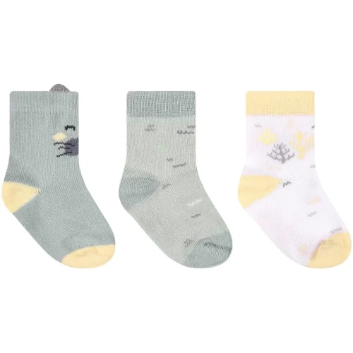 Носочки KikkaBoo с 3D ушками Seally Me, 3 шт. (24-36М) купить в Кишиневе