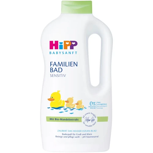Spuma de baie HiPP Babysanft Familienbad Sensitiv, 1000 ml cumpăra în Chișinau