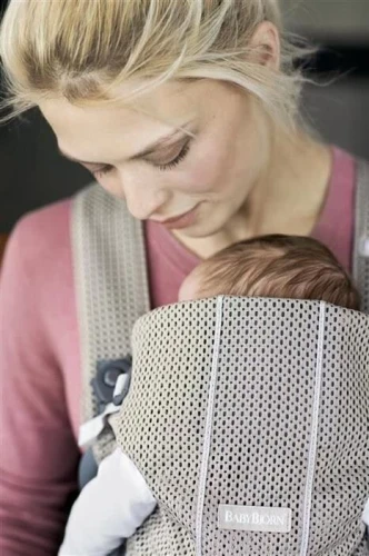 Кенгуру BabyBjorn Mini Greige 3D Mesh купить в Кишиневе