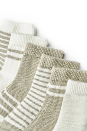 Носочки BabyCosy Green & White, 6 шт. (0-6M) купить в Кишиневе