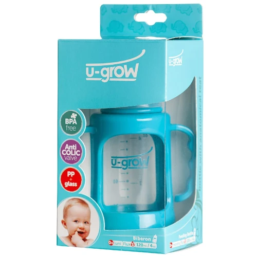 Biberon pentru bebelusi din sticla U-Grow, 120 ml cumpăra în Chișinau