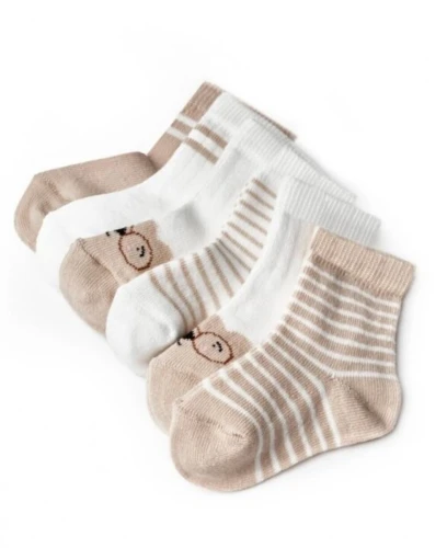 Носочки BabyCosy Ecru & Ivory, 6 шт. (0-6M) купить в Кишиневе