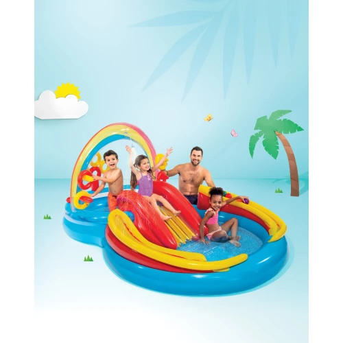 Bazin pentru copii Intex Rainbow Ring, 201/227 litri cumpăra în Chișinau