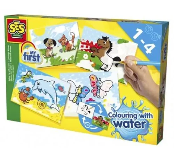 Водная раскраска SES Creative "Мои первые рисунки" купить в Кишиневе