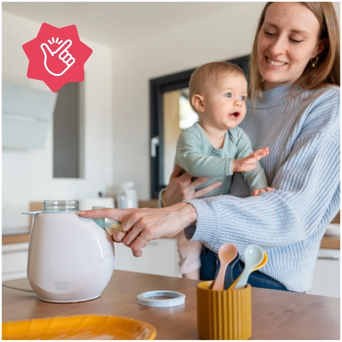 Încălzitor pentru biberoane și borcane Badabulle Easy+ Home Pastel Green cumpăra în Chișinau