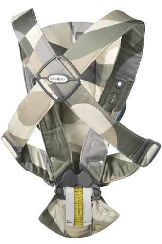 Анатомический рюкзак-кенгуру BabyBjorn Mini Cotton Khaki Green купить в Кишиневе