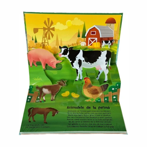 Carte Animalele. Carte cu imagini pop-up cumpăra în Chișinau
