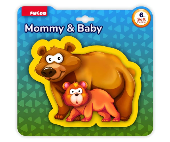 Развивающий пазл Puedo Magnetic Mommy&Baby, 6 элементов в асс. купить в Кишиневе